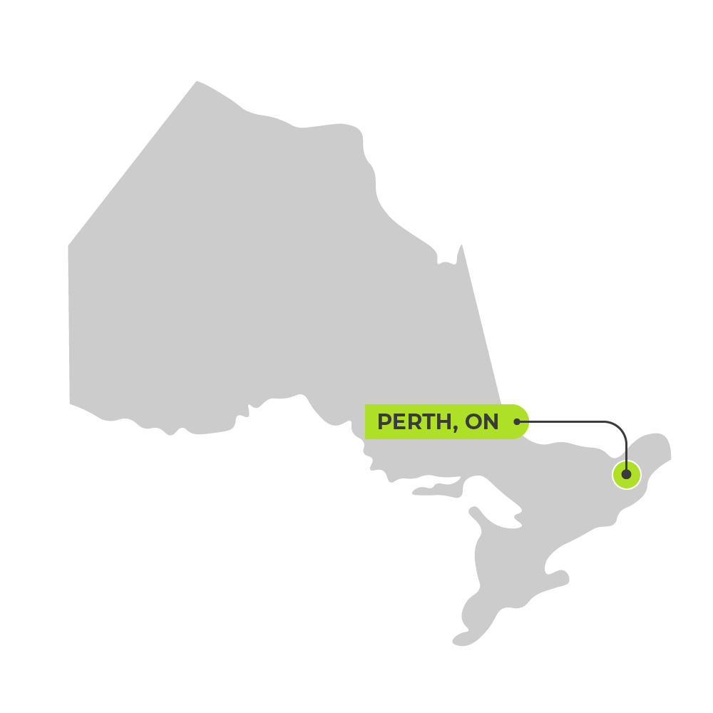 Map of Ontario featuring Perth