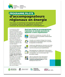 Programme pilote D’accompagnateurs-régionaux en énergie