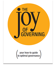 Cover of the report for The Joy of Governing