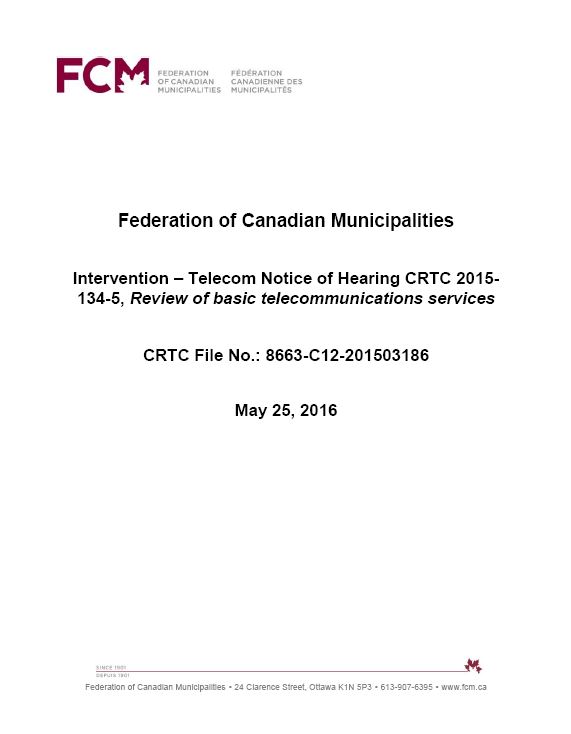 Final Submission CRTC Review Telecommunications