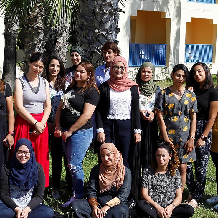 Participantes à un atelier du PLMI en Tunisie.